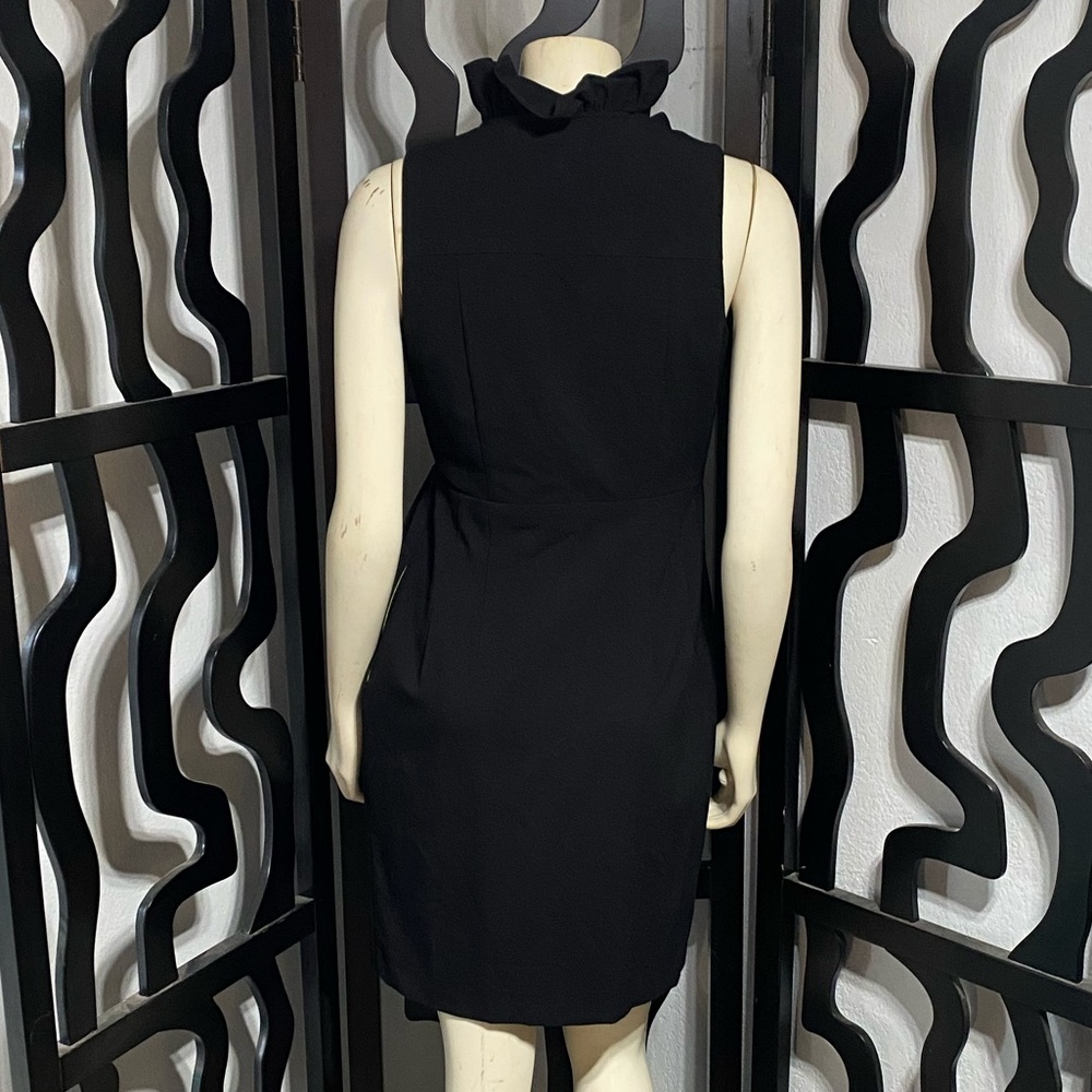 Andrew Marc Black Ruffle Dress - Picture 3 of 3
